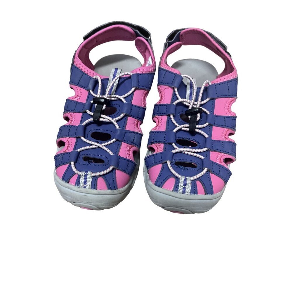 Khombu Girls Pink & Purple Hiking Sandals 3